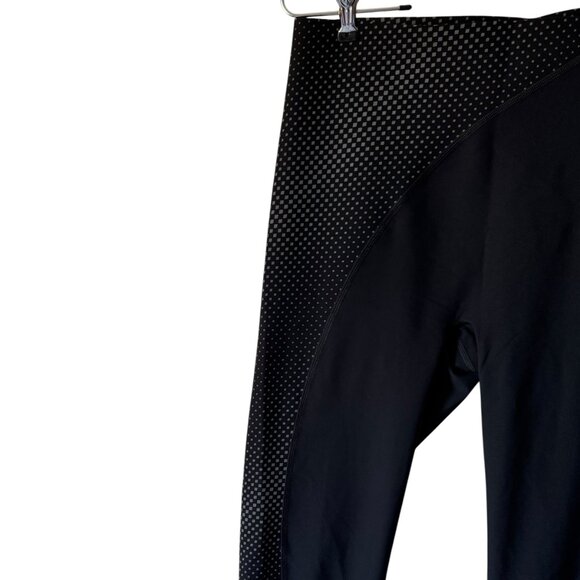 Spanx Every Wear Asymmetrical Reflective 7/8 Leggings Sz XL Black - Picture 7 of 16